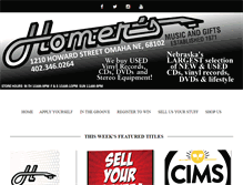 Tablet Screenshot of homersmusic.com